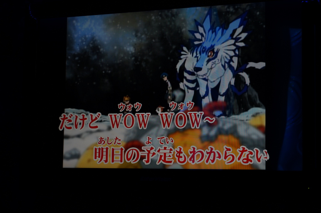 Bei vielen Liedern lief das originale Musikvideo, und bei Anime-Openings sogar das Opening im Hintergrund!