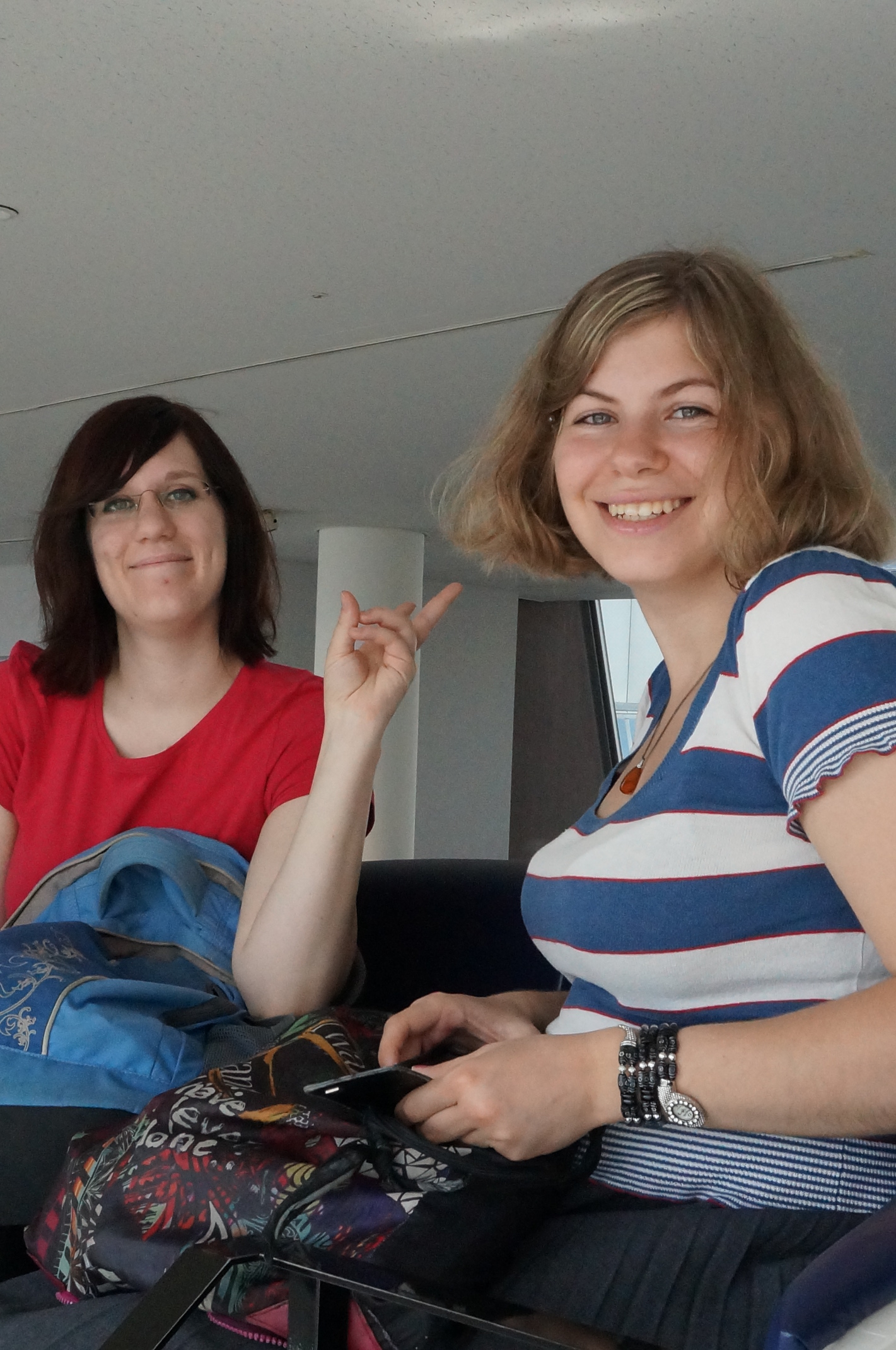 Jessi und Doro sind guter Laune!