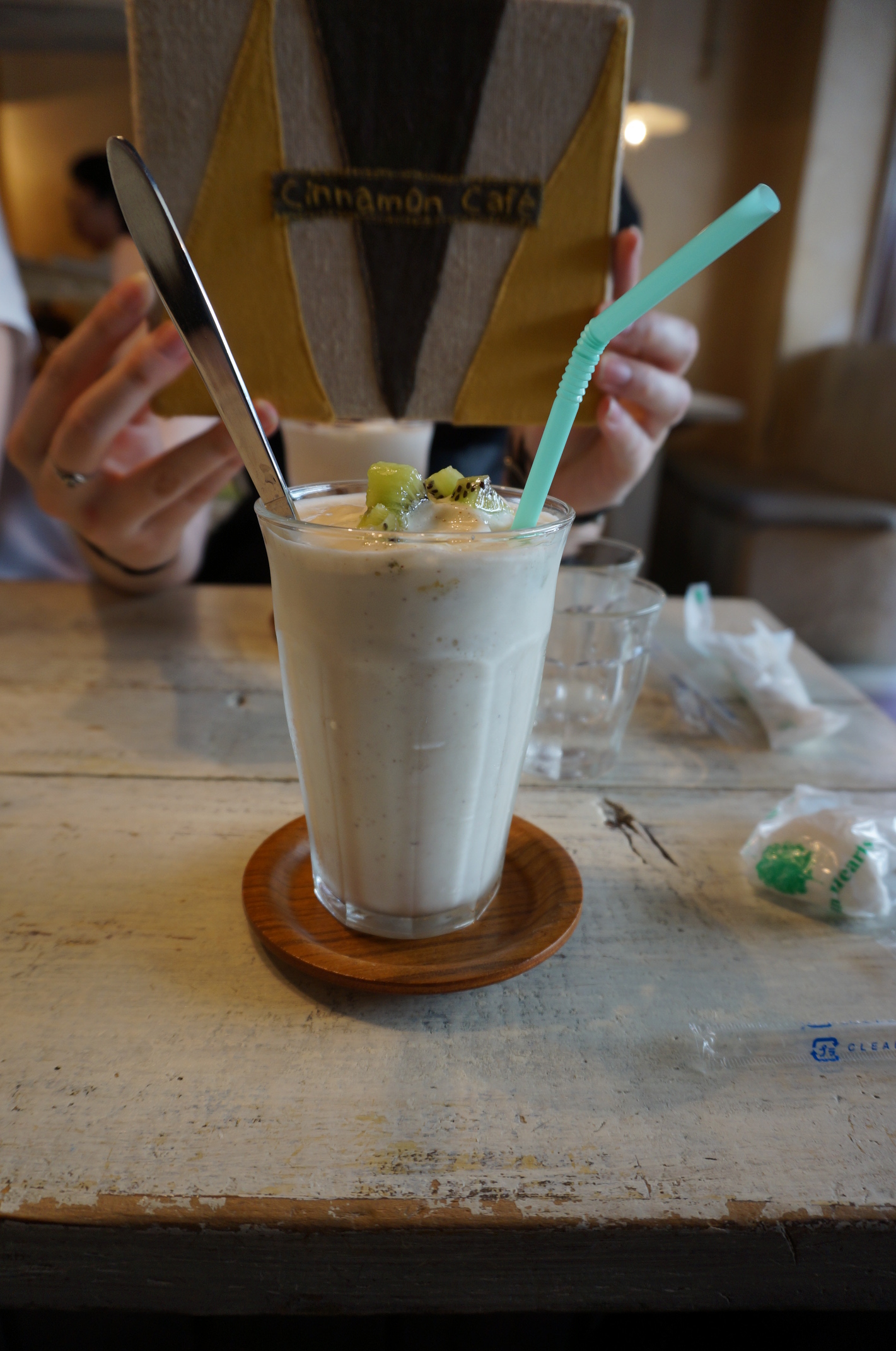Mein Drink im Cinnamon Café.