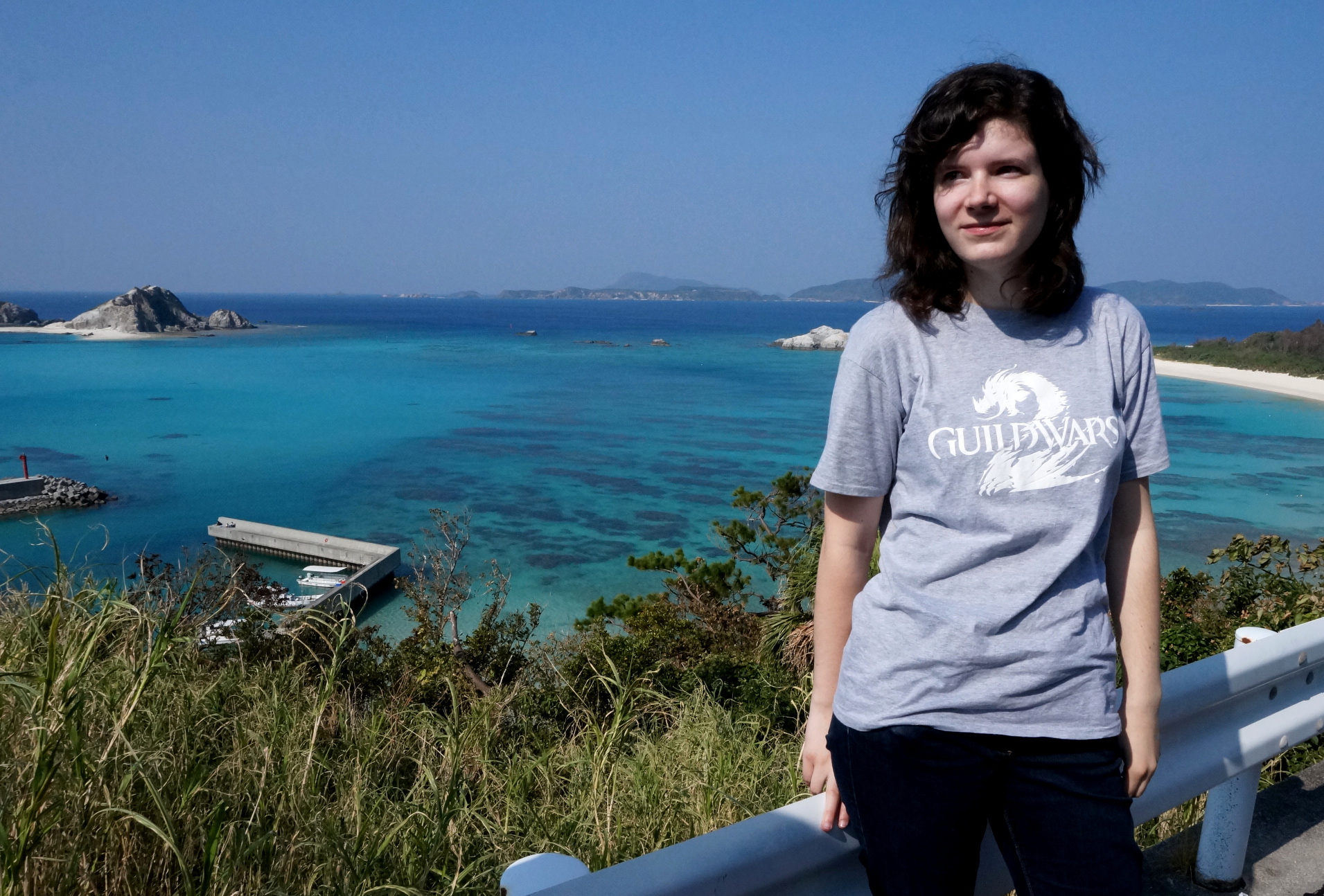 Hauptsache im GW2-Shirt xD'