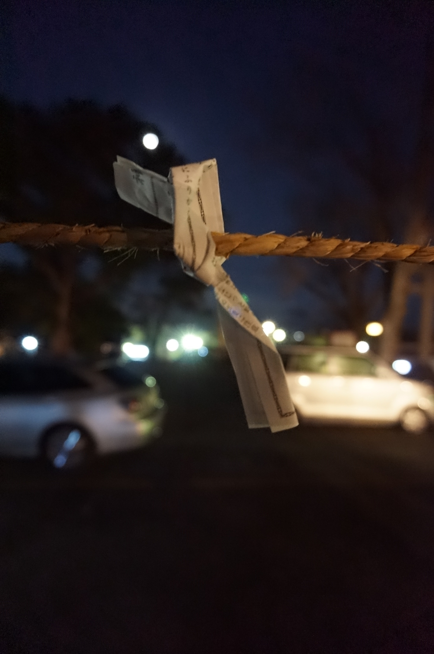 Mein omikuji. Mir wurde großes Glück versprochen, das nehm ich doch gerne :)