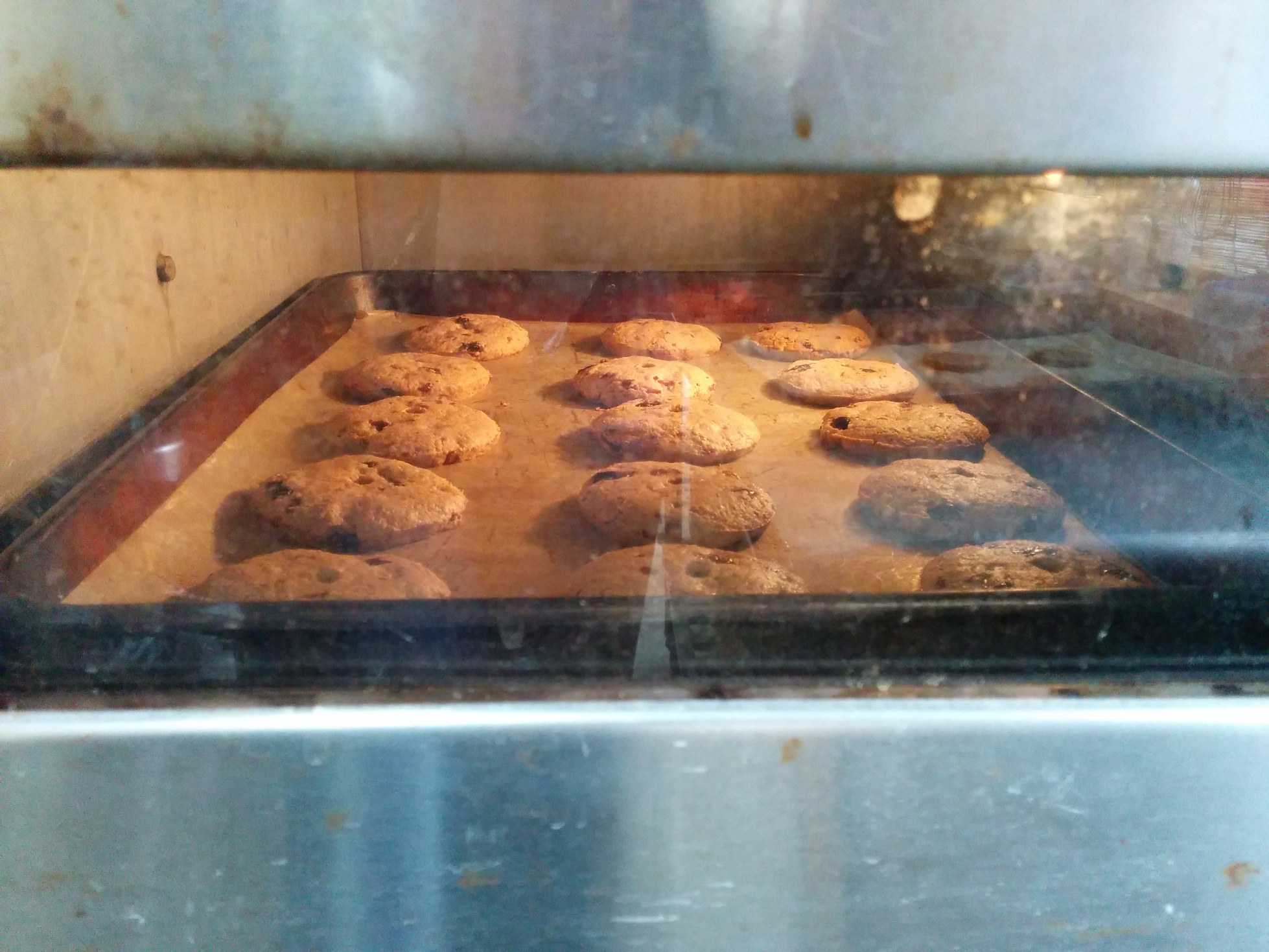 Gebacken wurde in der Bäckerei natürlich auch! Kekse...