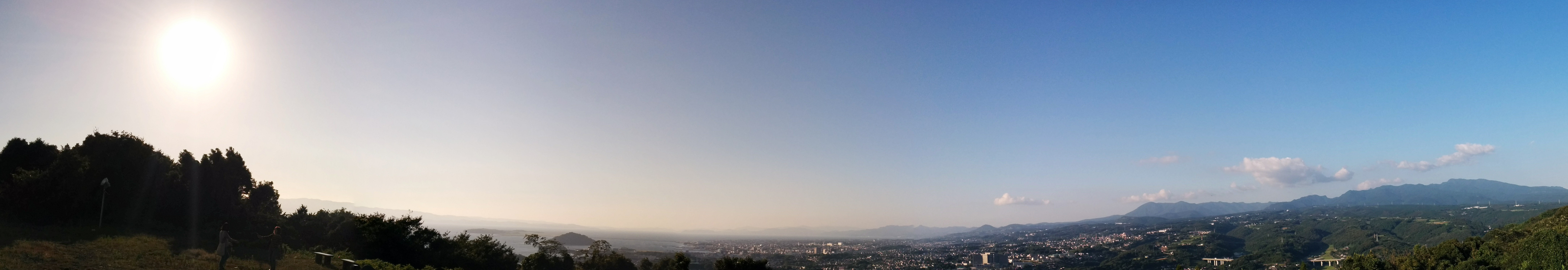 Mit tollem Ausblick auf Ômura!