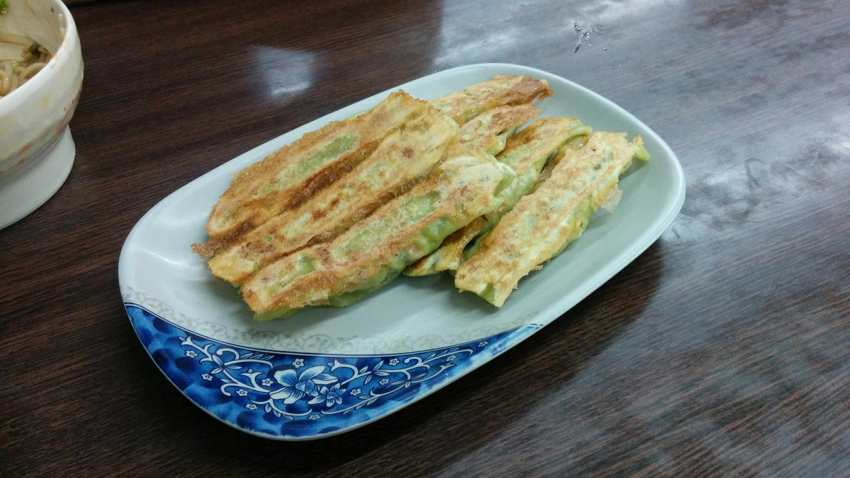 Taiwanische Gyoza, etwas anders als japanische, aber nicht weniger lecker.